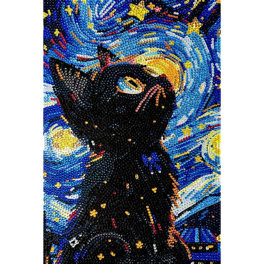 Cat Diamond painting, Crystal Diamond Painting Kit