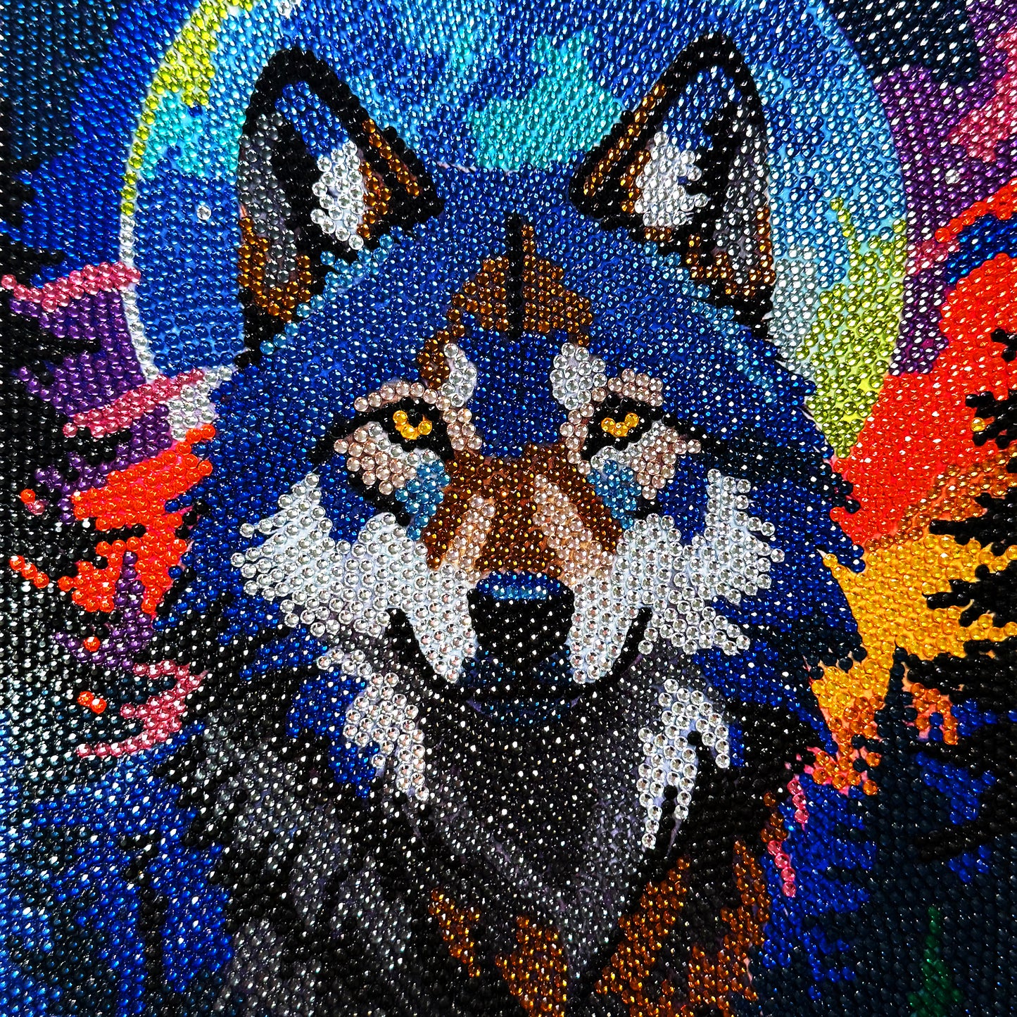 Wolf Diamond painting, Crystal Diamond Painting Kit