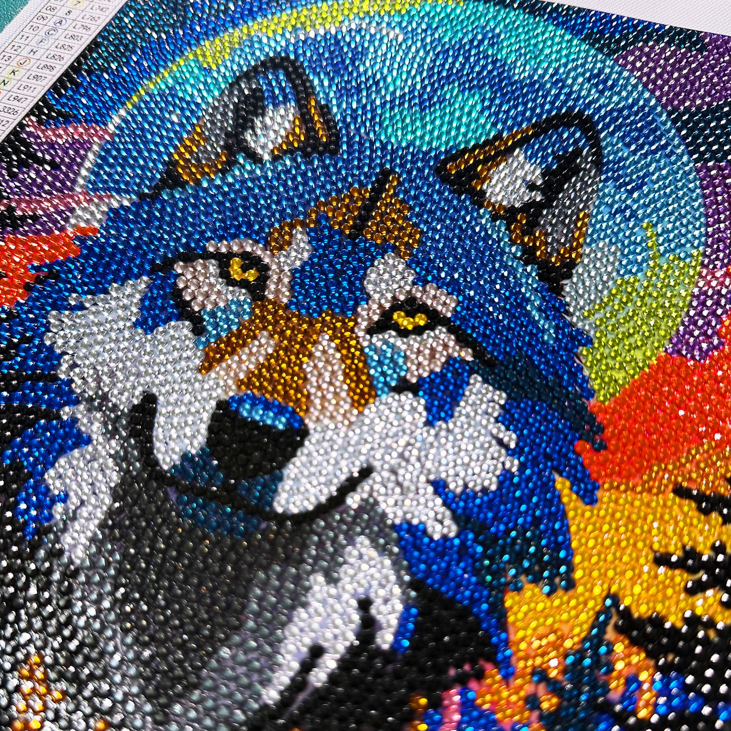 Wolf Diamond painting, Crystal Diamond Painting Kit